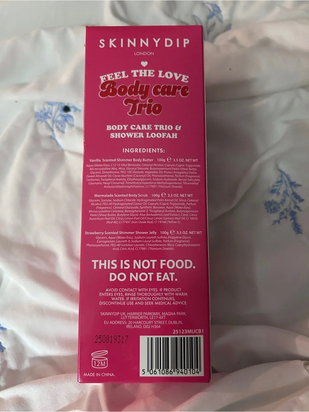 Skinnydip Feel The Love Body Care Trio - Pink
